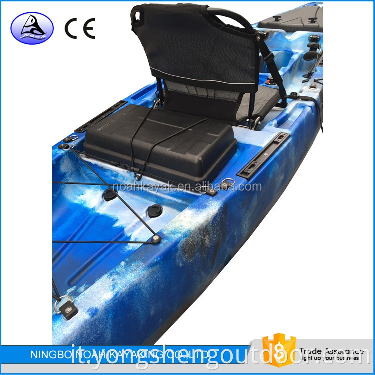 Kayak da pesca singolo sedersi sul kayak del motore elettrico superiore